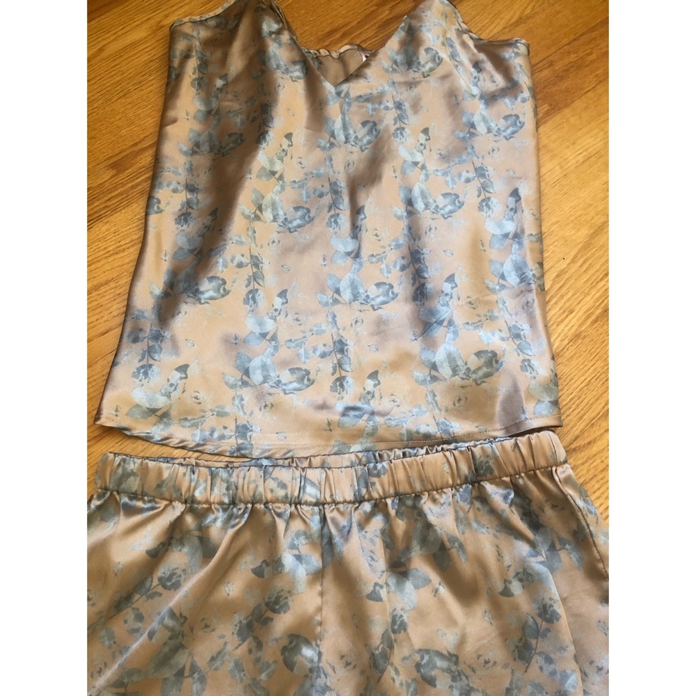 2 piece pajama set- tank top and shorts